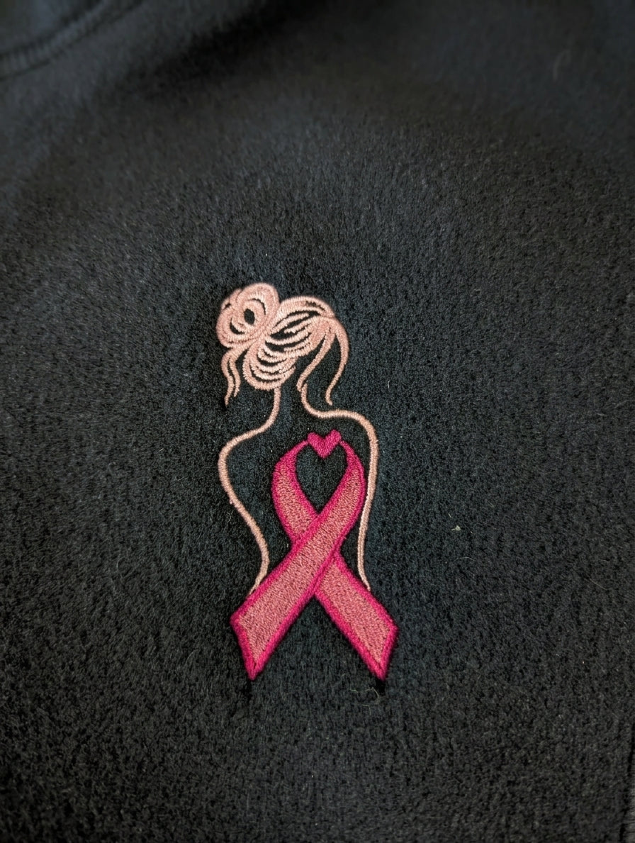 Port Authority Women's Accord Stretch Fleece Full-Zip – Breast Cancer Awareness Edition