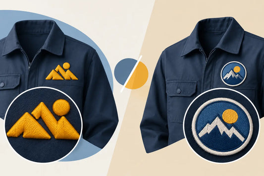 Puff Embroidery Versus Patches for Workwear