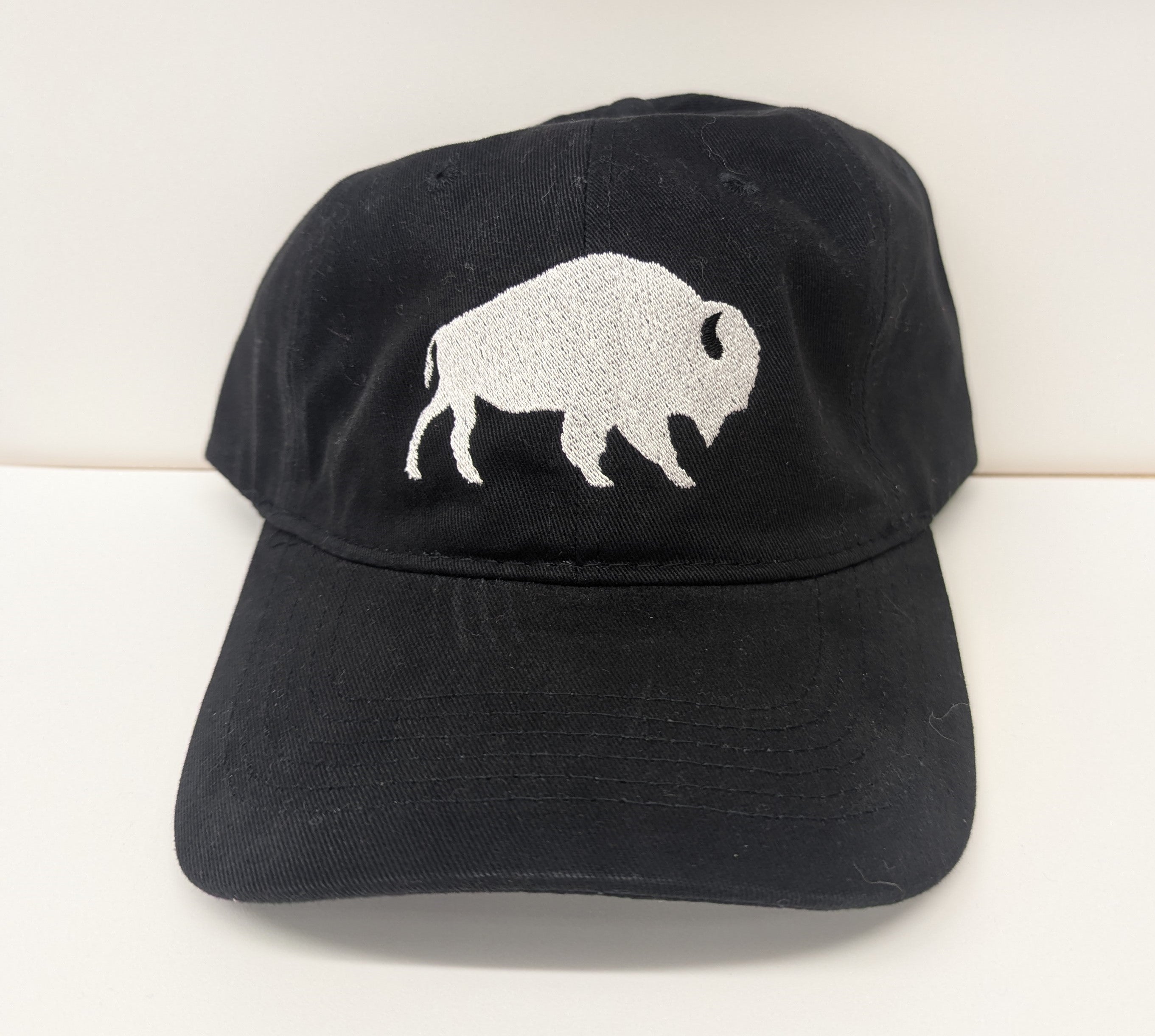 White Buffalo on Black Hat