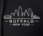 Xtra Large Buffalo Skyline Premium Full-Zip Hoodie