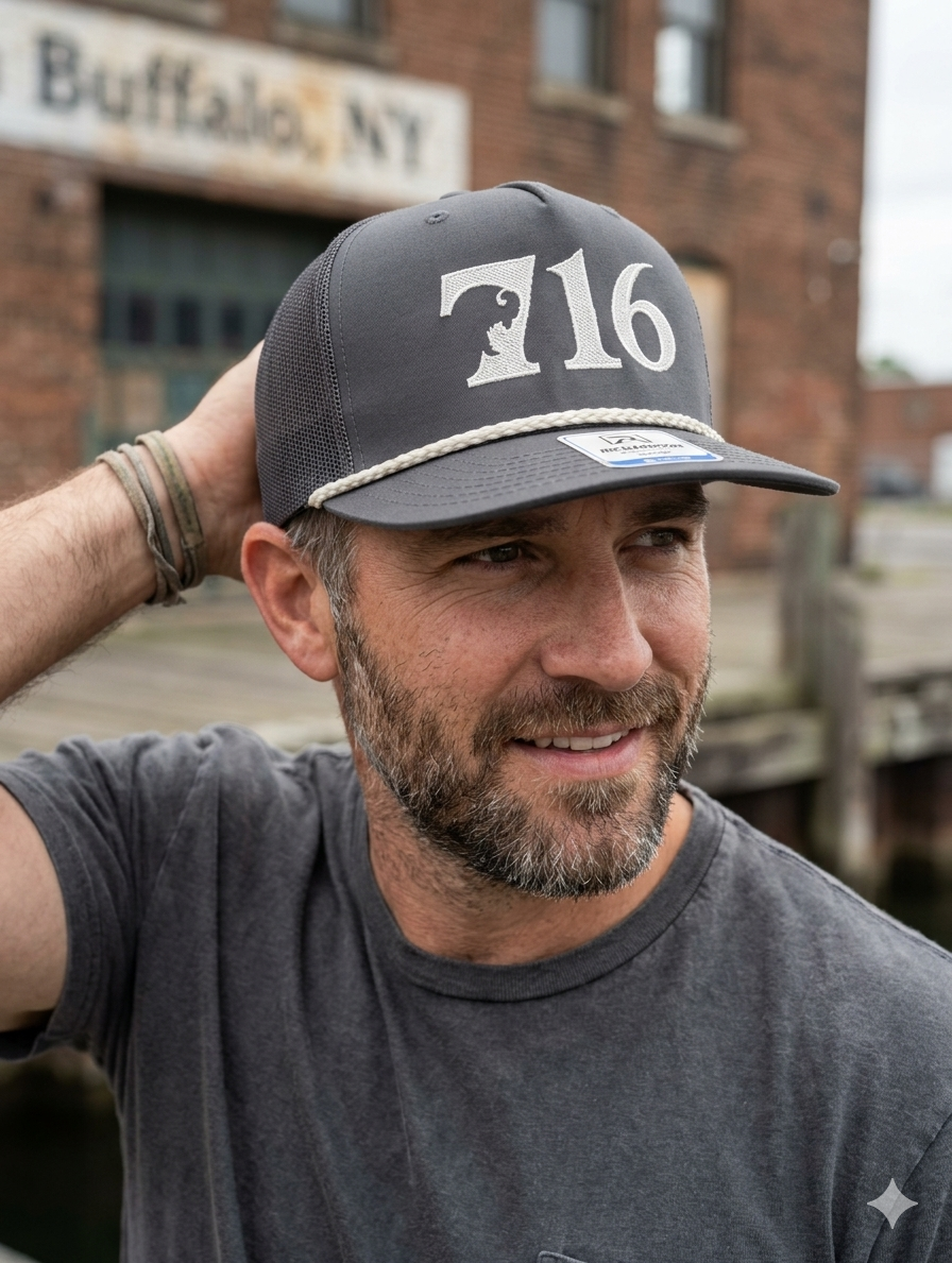 Buffalo in the 7 on Richardson OSFM Hat