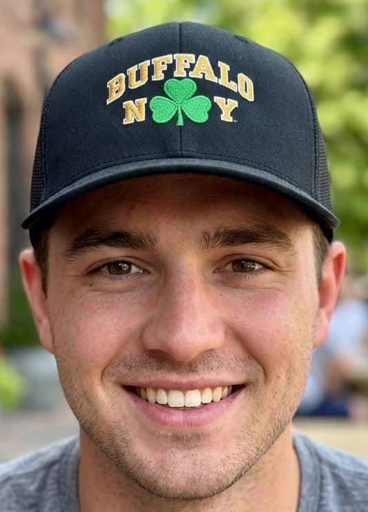 Saint Patrick's Day in Buffalo all black hat
