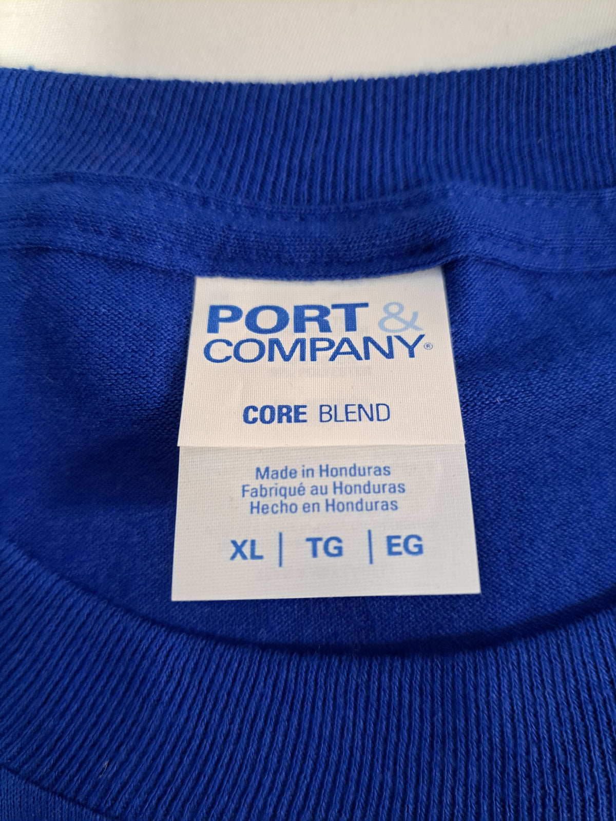 Buffalo Skyline Heat Press Royal Blue Crewneck Tee