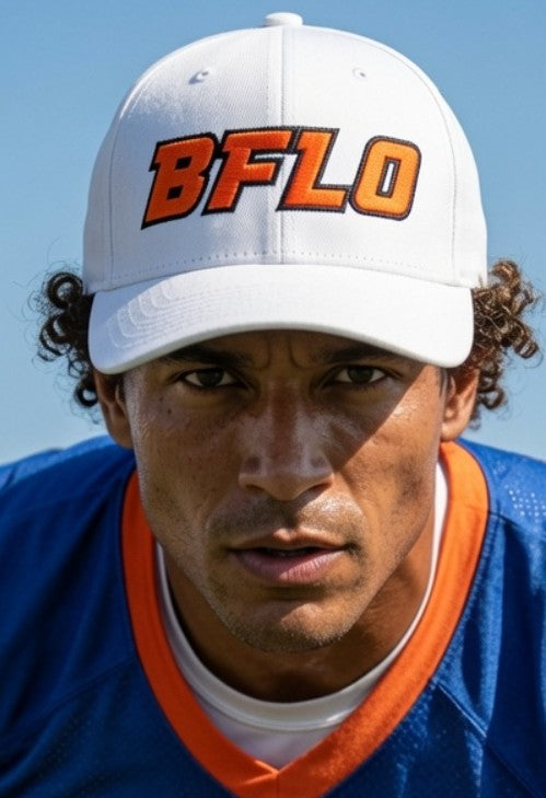 White BFLO hat