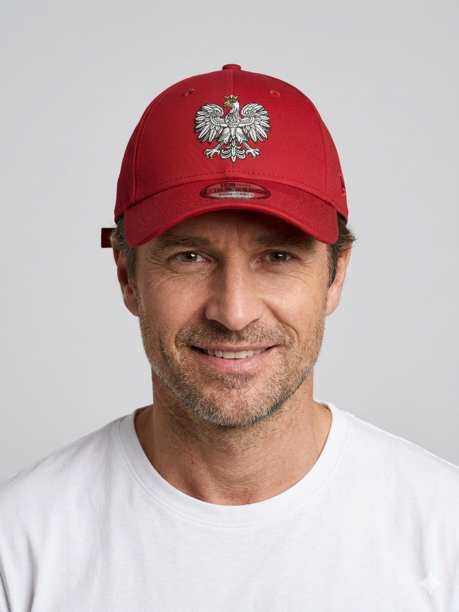 Polish Eagle Polska on all red
