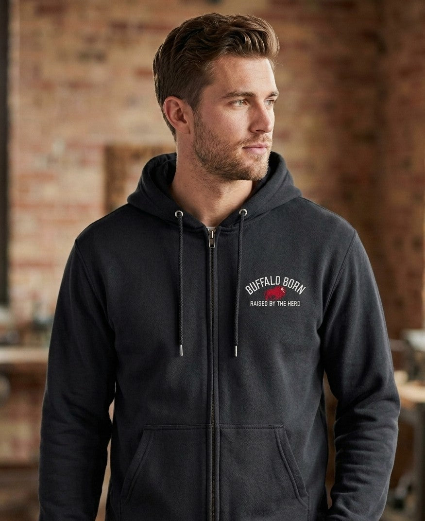 "Buffalo Born" Premium Full-Zip Hoodie XL