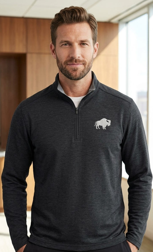 The "Buffalo" 1/4 zip pullover 2XL