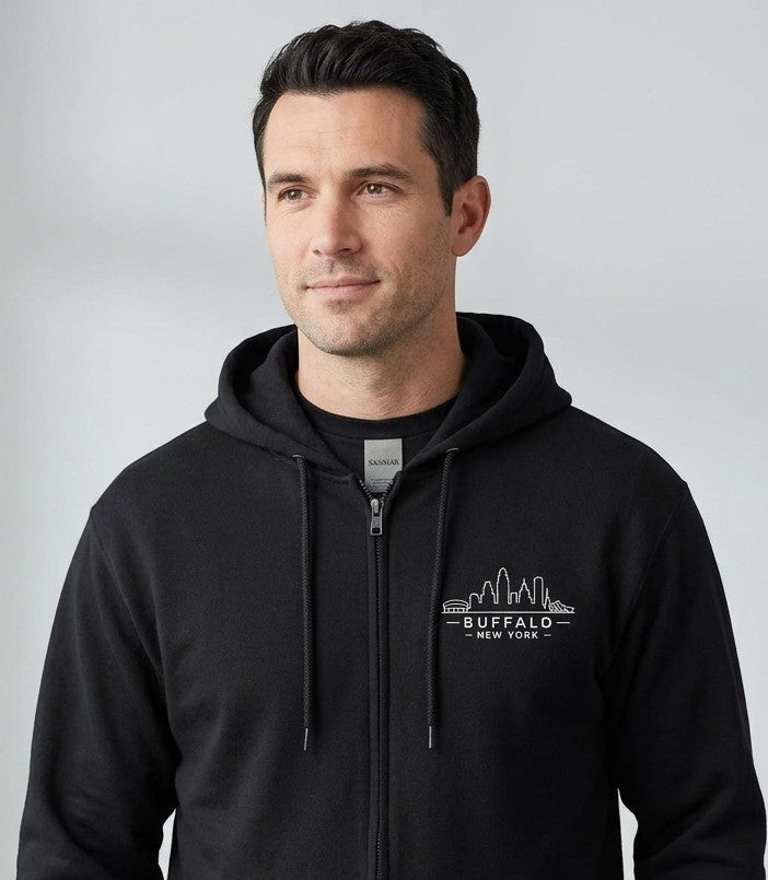 Buffalo Skyline Premium Full-Zip Hoodie