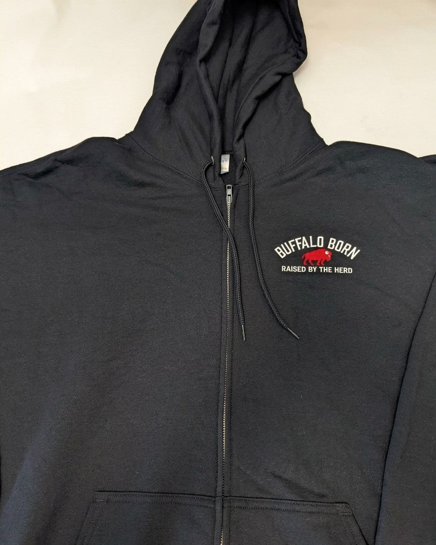 "Buffalo Born" Premium Full-Zip Hoodie XL