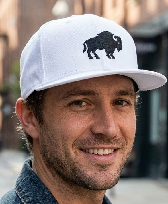 Black Buffalo on White 9fifty