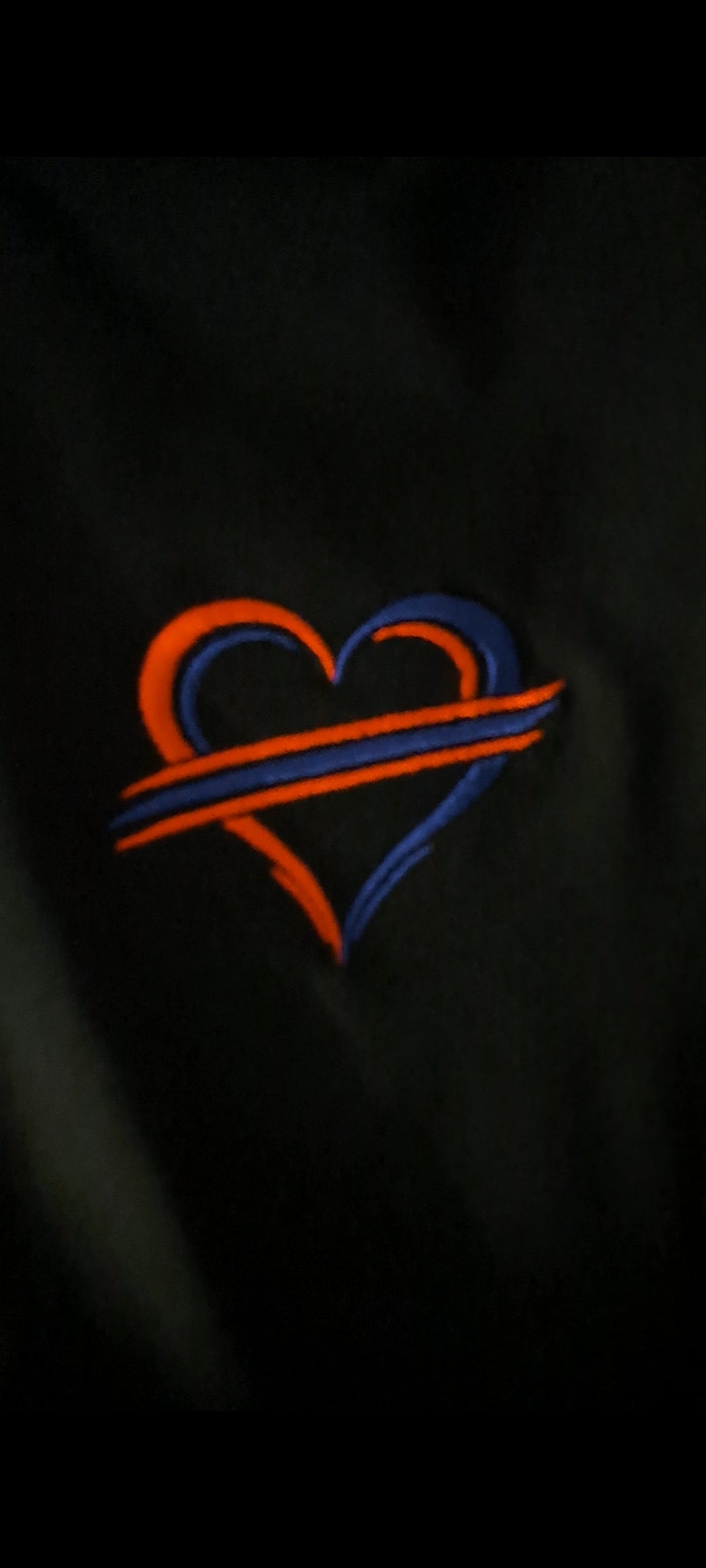 Buffalo Custom Embroidered V-Neck Heart Shirt